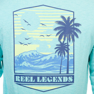 Thumbnail 3: REEL LEGENDS Men's Long Sleeve Driftline Graphic Tee 