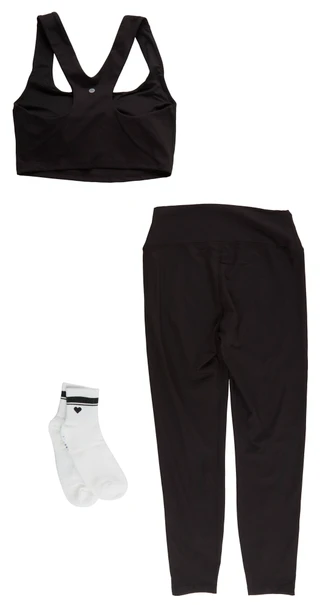 Thumbnail 2: HARMONY & BALANCE Women's 3 Pc Active Leggings Set 