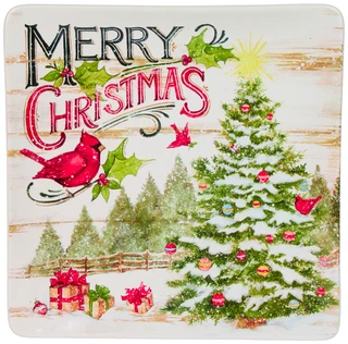 Thumbnail 1: Certified International 10 in Evergreen Christmas Dinner Plate 