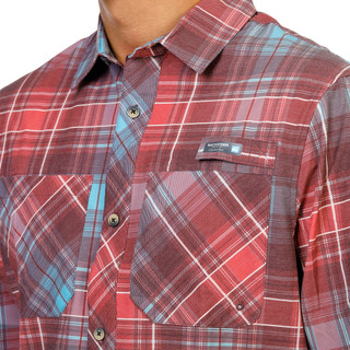 Thumbnail 2: Quiksilver Waterman Men's Long Sleeve Woven Plaid Button Down Shirt 