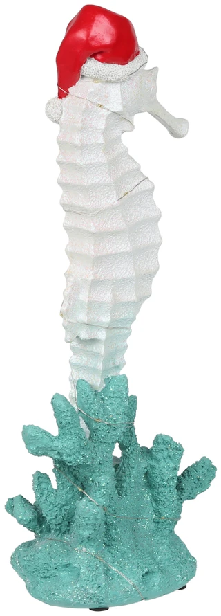 Thumbnail 2: Magical Season Santa Hat Seahorse Figurine  