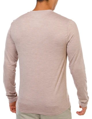 Thumbnail 3: Salt Life Men's Long Sleeve Brushed Crew Neck Pocket Tee 
