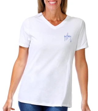 Thumbnail 1: Guy Harvey Women's Short Sleeve Sea Flag Outdoor Top 