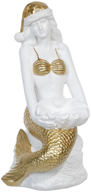 Thumbnail 1: Magical Season 24 In Coastal Christmas Mermaid Figurine  