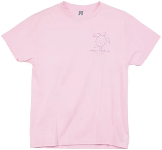 Thumbnail 1: SIMPLY SOUTHERN Big Girls' Sea Turtle Graphic Short Sleeve T-Shirt - Pink 