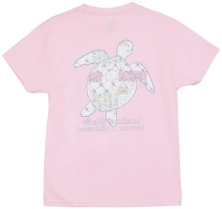 Thumbnail 3: SIMPLY SOUTHERN Big Girls' Sea Turtle Graphic Short Sleeve T-Shirt - Pink 