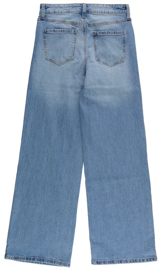 Thumbnail 2: BCBGeneration Junior's High Rise Wide Leg Jeans 