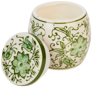 Thumbnail 1: Sagebrook Home 8.5 oz Lavender Verbena Candle 