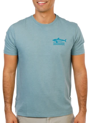 Thumbnail 2: Fair Harbor Men's Short Sleeve Fish Graphic Tee 