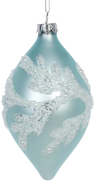 Thumbnail 2: Fancy That 3 Pc Glitter Glass Christmas Ornaments  