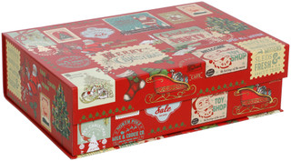 Thumbnail 1: Mosaic Bath & Spa Large Retro Christmas Gift Box 