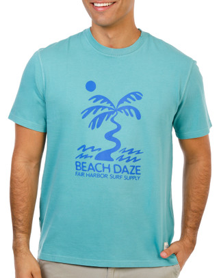 Thumbnail 1: Fair Harbor Men's Short Sleeve Organic Cotton Graphic Tee 