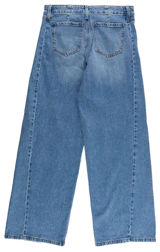 Thumbnail 2: Celebrity Pink Junior's Wide Leg Deco Pocket Jeans 