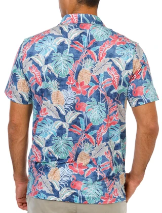 Thumbnail 7: Izod Golf Men's Short Sleeve Tropical Golf Polo 