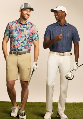 Thumbnail 9: Izod Golf Men's Short Sleeve Tropical Golf Polo 