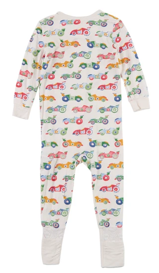 Thumbnail 2: Little Me Baby Boy's Race Car One Piece 