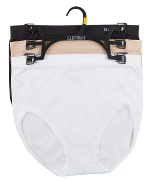 Thumbnail 1: Ellen Tracy 3 Pk Women's Seamless Briefs  