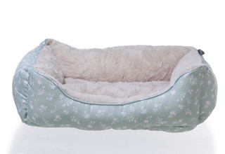 Thumbnail 1: FRINGE 25 in Ditsy Sage Print Medium Pet Bed Cuddler 