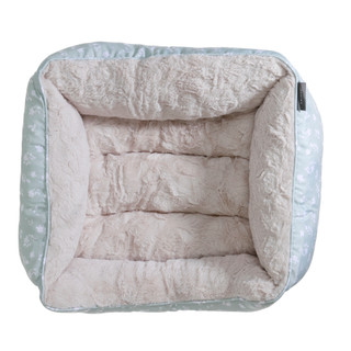 Thumbnail 2: FRINGE 25 in Ditsy Sage Print Medium Pet Bed Cuddler 