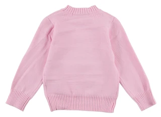 Thumbnail 2: BADGLEY MISCHKA Toddler Girls Long Sleeve Fuzzy Cat Bow Sweater 
