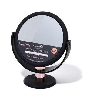 Thumbnail 1: DANIELLE CREATIONS 5x Magnifying Soft Touch Finish Vanity Mirror on Stand 