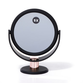 Thumbnail 2: DANIELLE CREATIONS 5x Magnifying Soft Touch Finish Vanity Mirror on Stand 