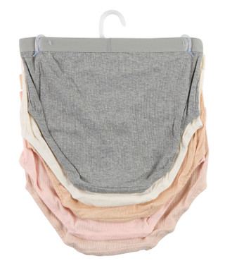 Thumbnail 2: Born 5 Pk Women's Organic Cotton Ribbed Briefs  