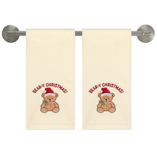 Thumbnail 5: AVANTI Avanti Santa Gifts 2-Pack Hand Towel Set 