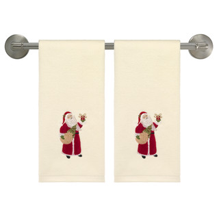 Thumbnail 7: AVANTI Avanti Santa Gifts 2-Pack Hand Towel Set 