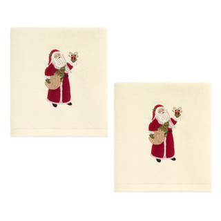 Thumbnail 2: AVANTI Avanti Santa Gifts 2-Pack Hand Towel Set 