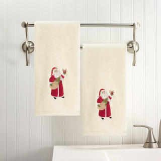 Thumbnail 9: AVANTI Avanti Santa Gifts 2-Pack Hand Towel Set 