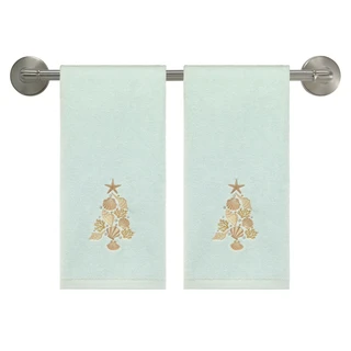 Thumbnail 2: AVANTI Avanti Shell Tree 2-Pack Hand Towel Set 