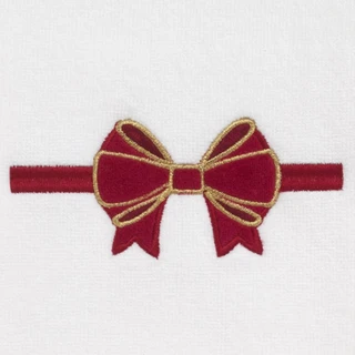 Thumbnail 5: AVANTI Avanti Velvet Bow 2-Pack Hand Towel Set 
