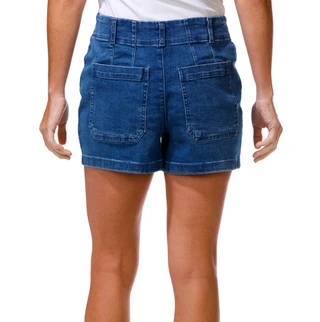 Thumbnail 2: Bagatelle Women's Patch Pocket Denim Shorts 