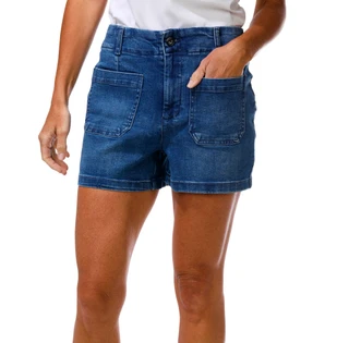 Thumbnail 1: Bagatelle Women's Patch Pocket Denim Shorts 