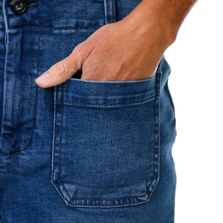 Thumbnail 3: Bagatelle Women's Patch Pocket Denim Shorts 