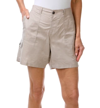 Thumbnail 1: Dash Women's Petite Stretch Poplin Shorts  
