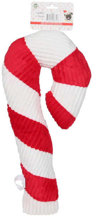 Thumbnail 2: BROOKLYN PET Large Candy Cane Plush Pet Toy  