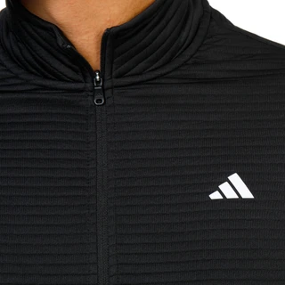 Thumbnail 2: Adidas Men's Long Sleeve Quarter Zip Ribbed Jacket 