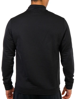 Thumbnail 3: Adidas Men's Long Sleeve Quarter Zip Ribbed Jacket 