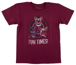 Thumbnail 1: Five Nights At Freddy's  Boy's Short Sleeve Fun Times Trio Tee 