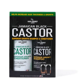 Thumbnail 2: HAIR CHEMIST 2 Pc Jamaican Black Castor Shampoo & Conditioner 
