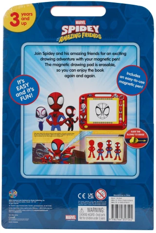 Thumbnail 2: Marvel  2 Pc Spidey & His Amazing Friends Read & Doodle Set 