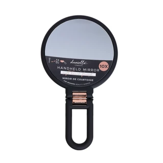 Thumbnail 1: DANIELLE CREATIONS 9.5 in Handheld 10X Magnifying Mirror with Built-in Stand 