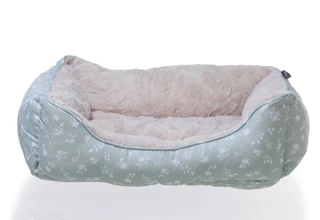 Thumbnail 1: FRINGE 25 in Ditsy Sage Print Medium Pet Bed Cuddler 