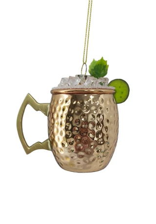 Thumbnail 2: Magical Season Glass Moscow Mule Ornament 