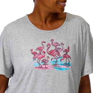 Thumbnail 2: Coral Bay Plus Short Sleeve Flamingo Screen Tee 