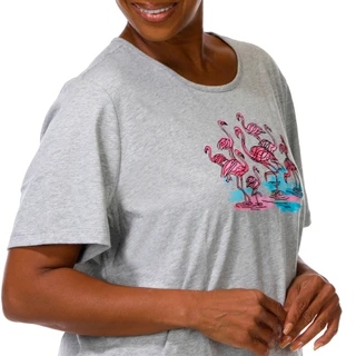 Thumbnail 4: Coral Bay Plus Short Sleeve Flamingo Screen Tee 