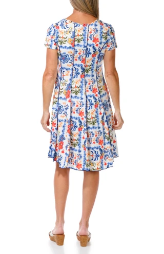 Thumbnail 3: Sami & Jo Women's Short Sleeve Flat Panel Dress 