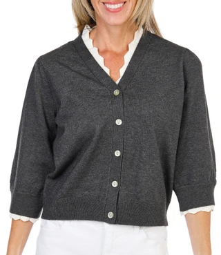 Thumbnail 1: Democracy Women's Petite Sweater Cardigan Top 